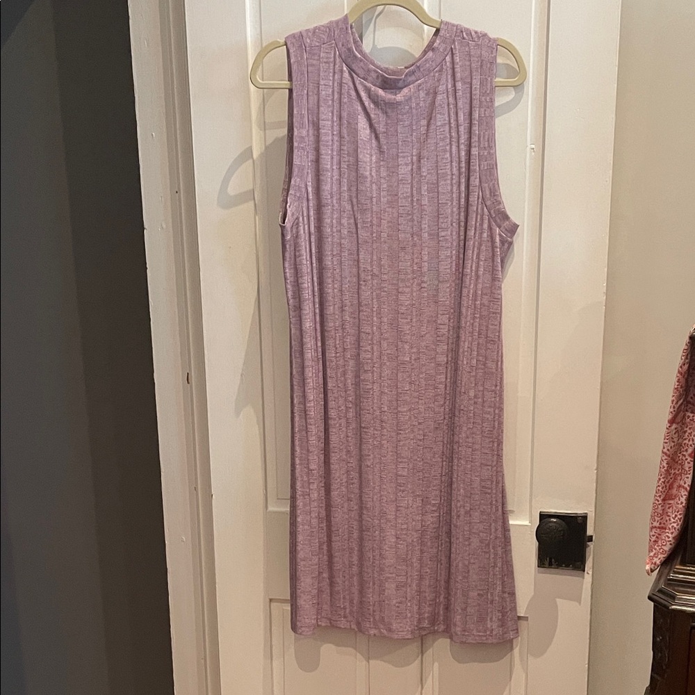 GAP Lavender Heather Knit Dress Sz XL